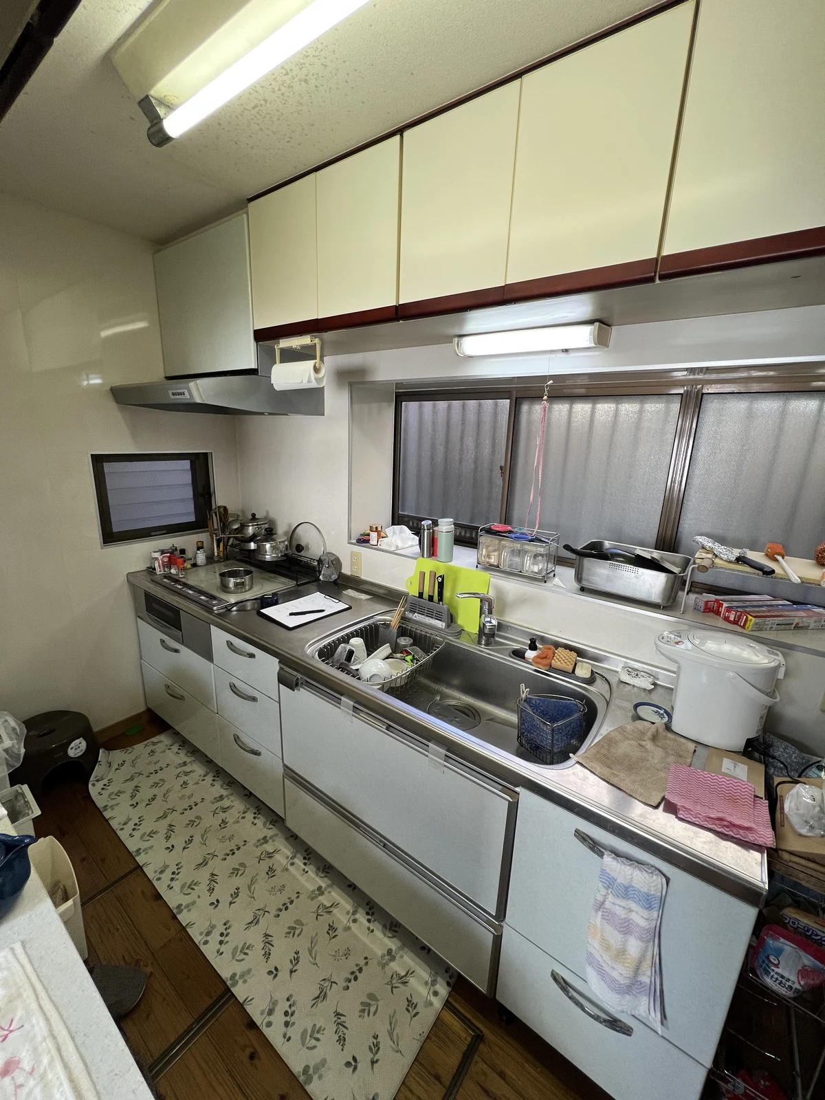 大阪府豊中市で行ったシステムキッチン交換の施工前写真