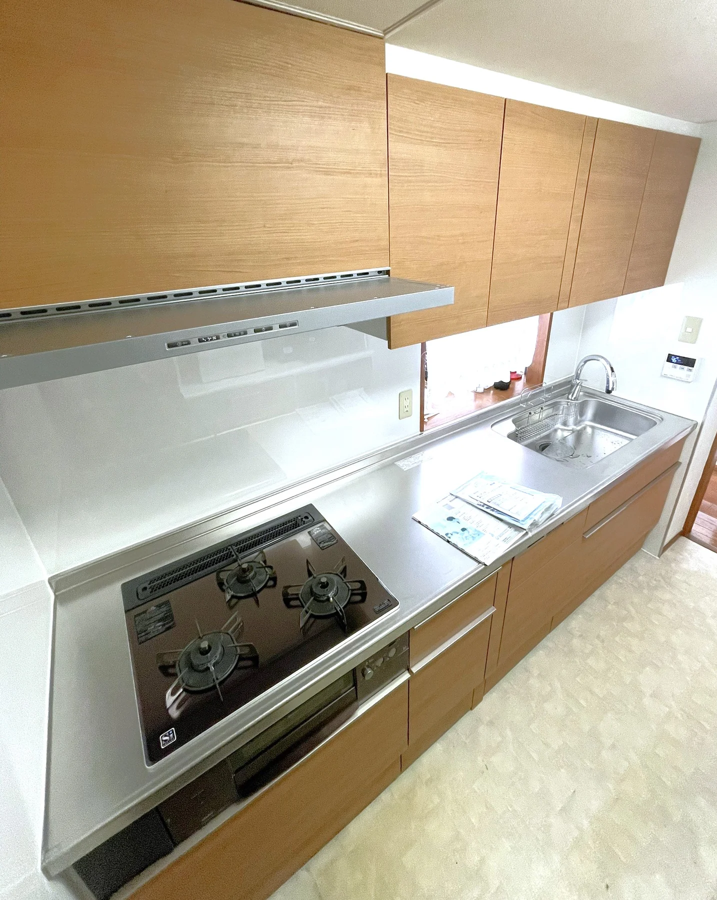 京都府宇治市で行ったシステムキッチン交換の施工後写真